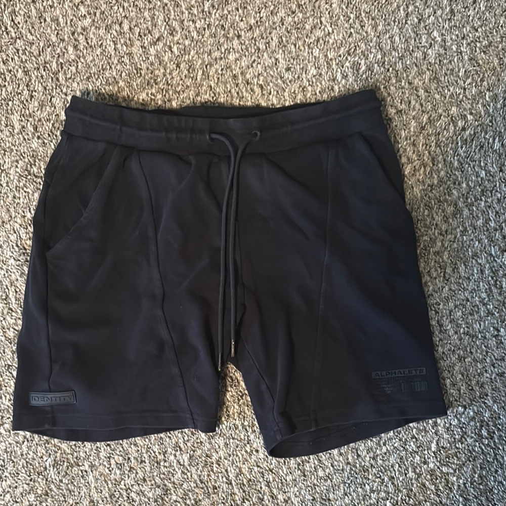 Black Men's Alphalete Shorts